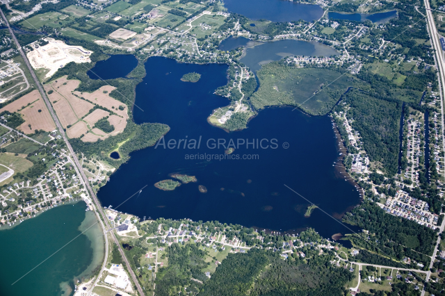 Lake Ponemah in Genesee County, Michigan